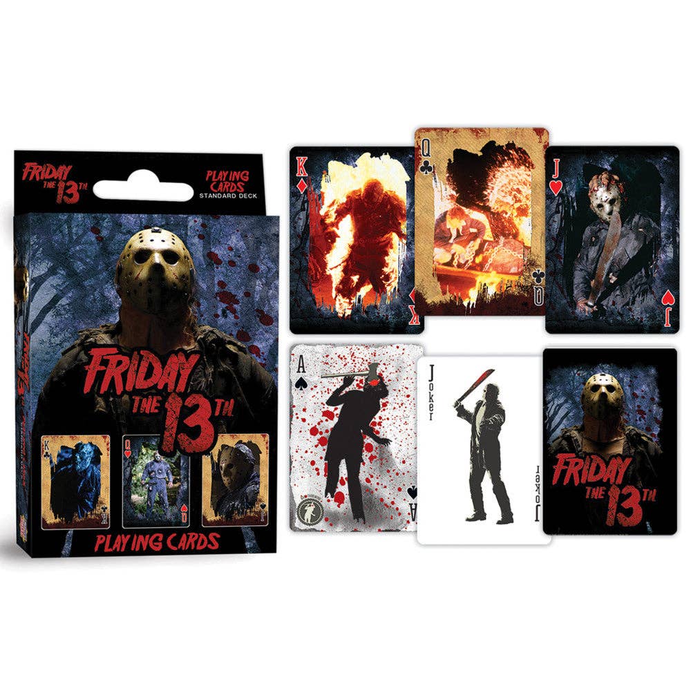 Friday the 13th Playing Cards - 54 Card Deck
