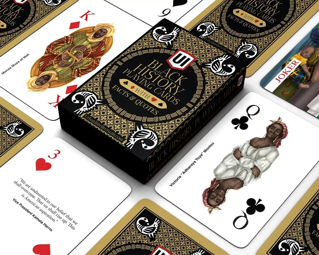 Black History Playing Cards (Black)