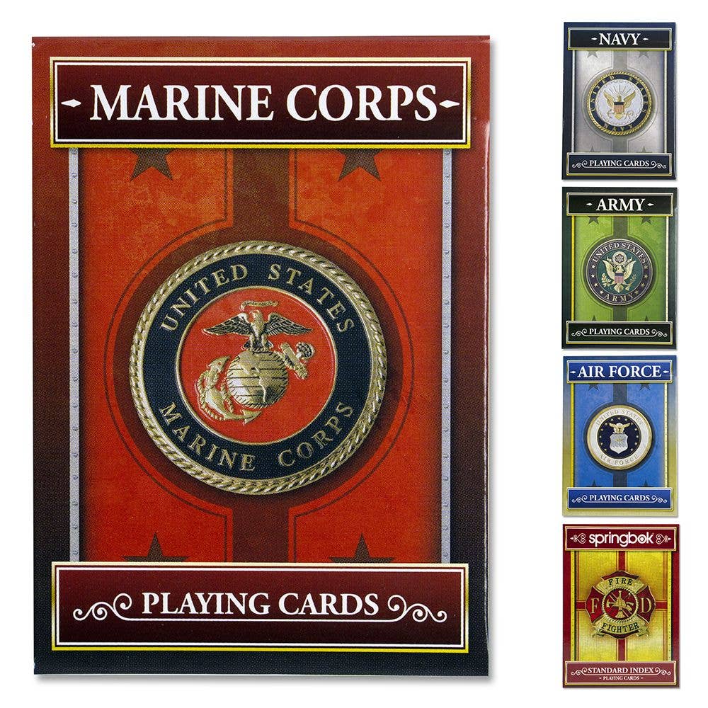 Marine Corps Standard Index Playing Card Set