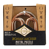 True Genius Roman Arches Metal Tangle Puzzle