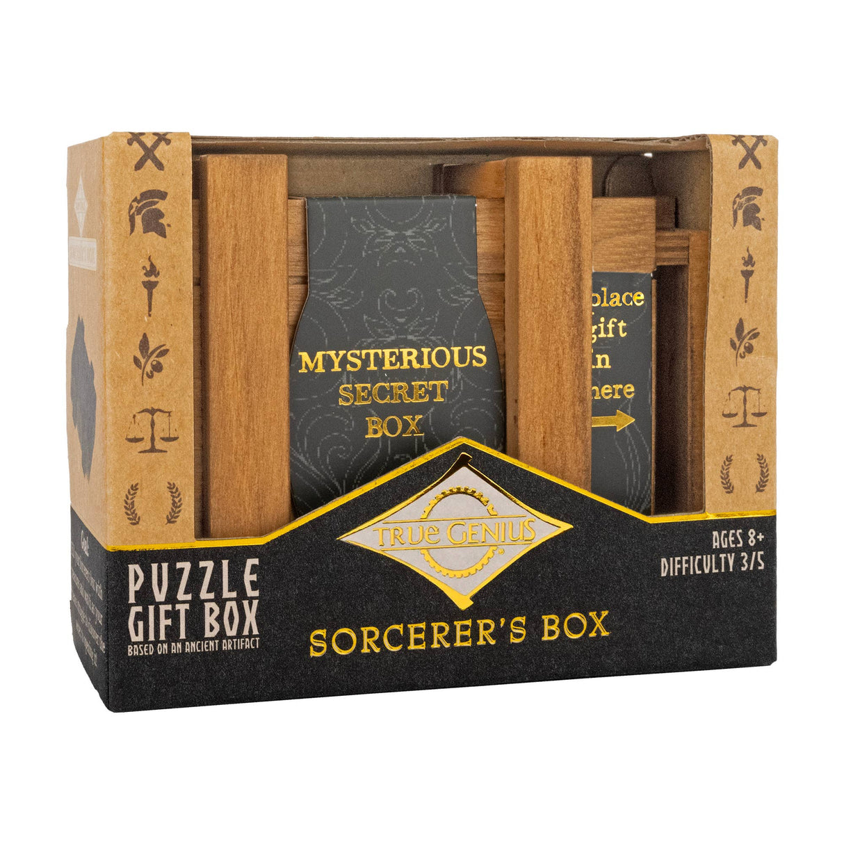 Sorcerer's Box Puzzle Gift Card Holder Box