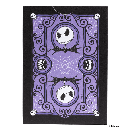Naipes de Pesadilla antes de Navidad de Disney Tim Burton en bicicleta 