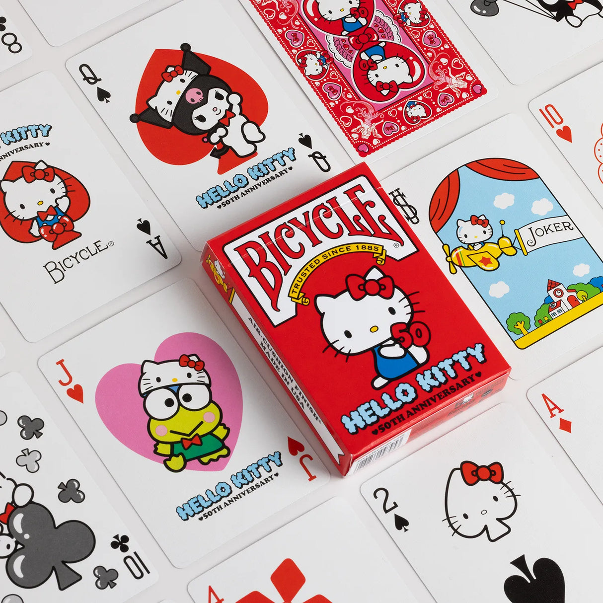 Bicycle Hello Kitty 50th Anniversary Playing Cards