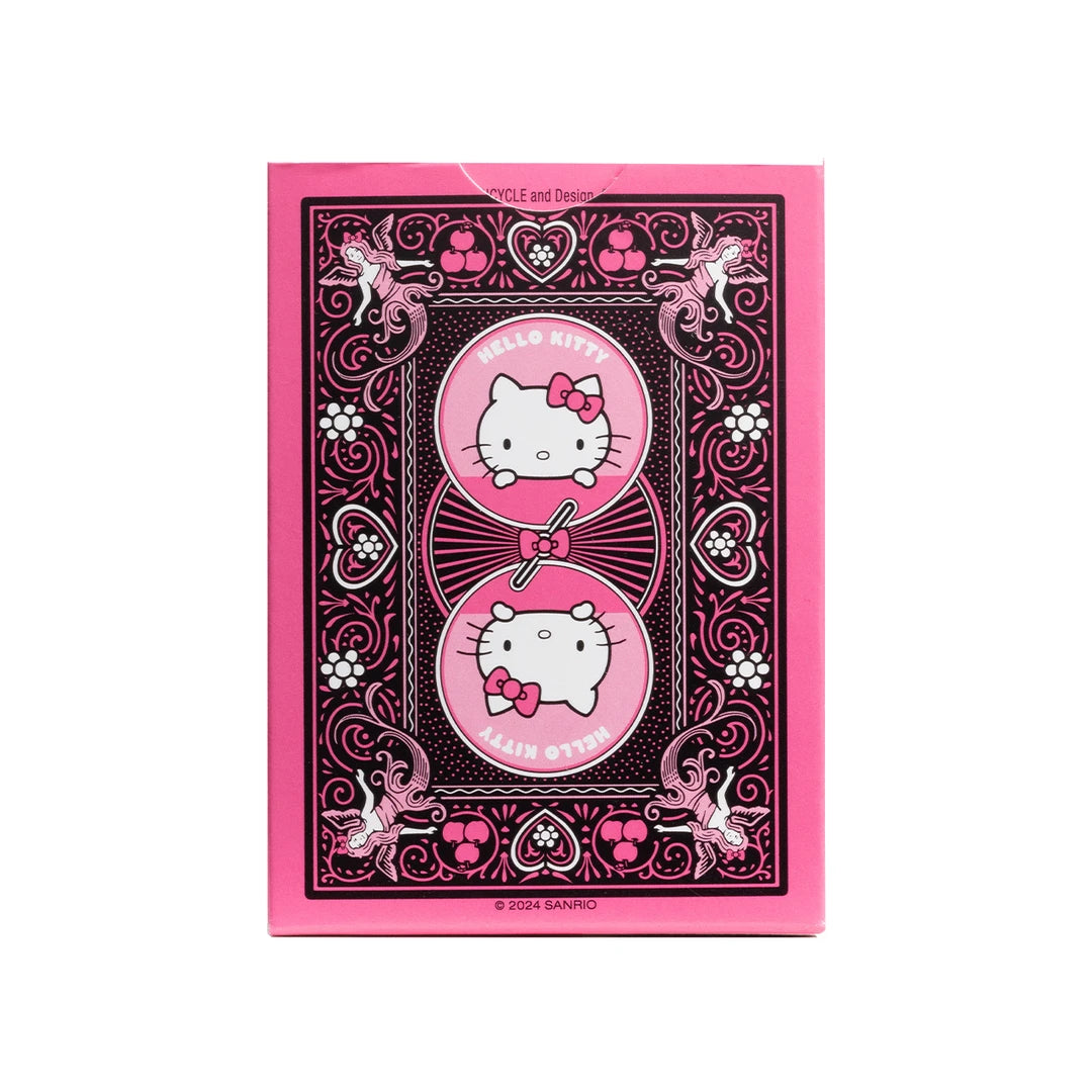 Bicycle Hello Kitty (BLK/PINK) Playing Cards