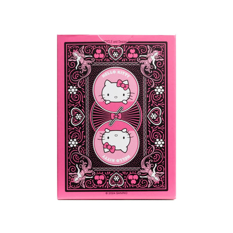 Bicycle Hello Kitty (BLK/PINK) Playing Cards