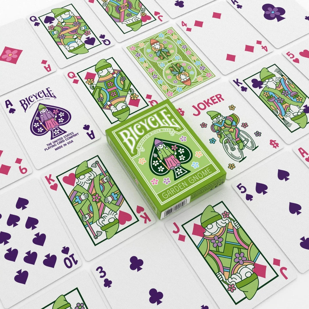 Bicycle Garden Gnome Playing Cards