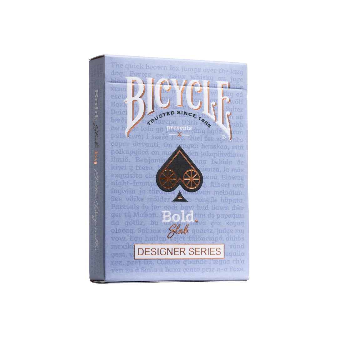 Designer Series: Bicycle Bold Slab Playing Cards by Elettra Deganello