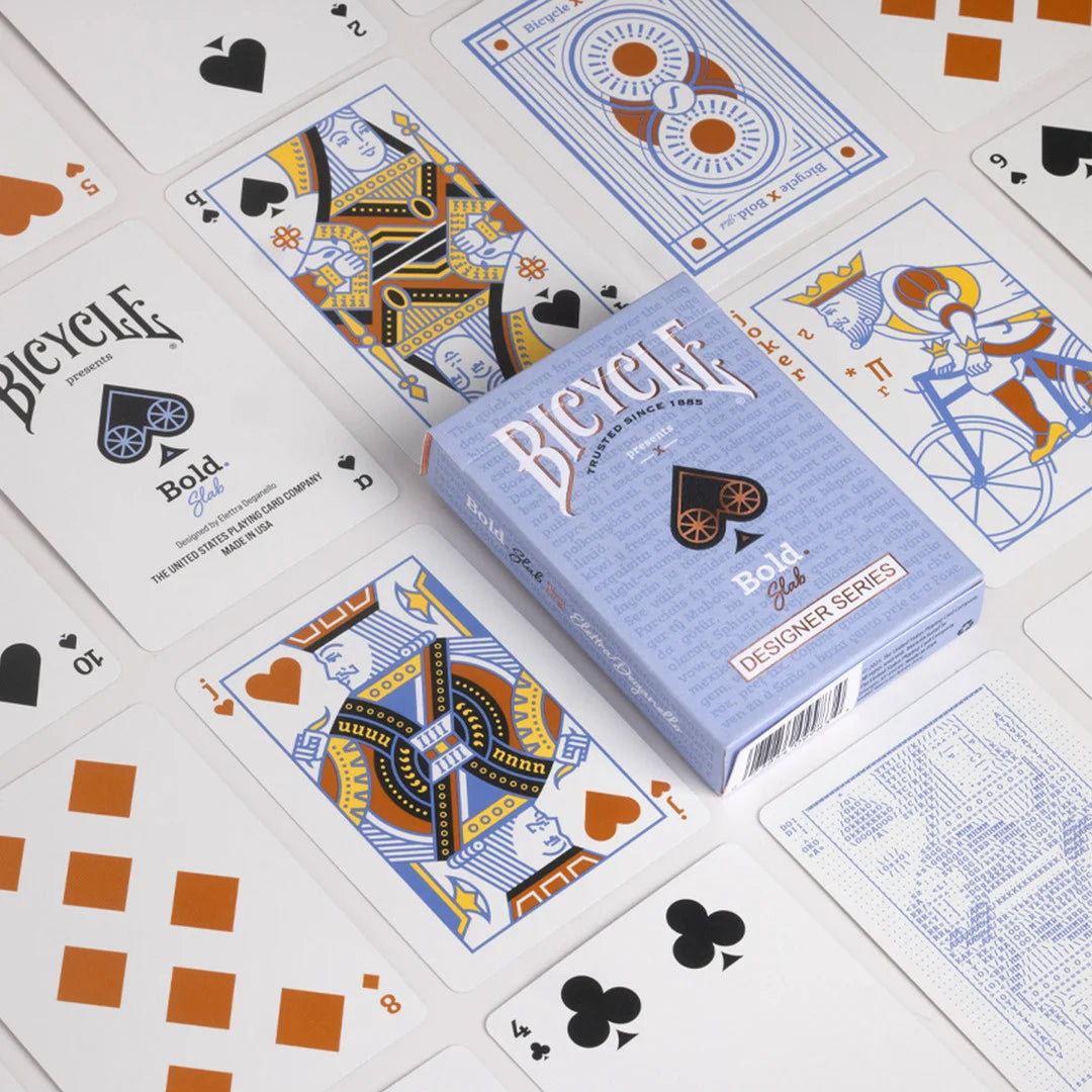 Designer Series: Bicycle Bold Slab Playing Cards by Elettra Deganello
