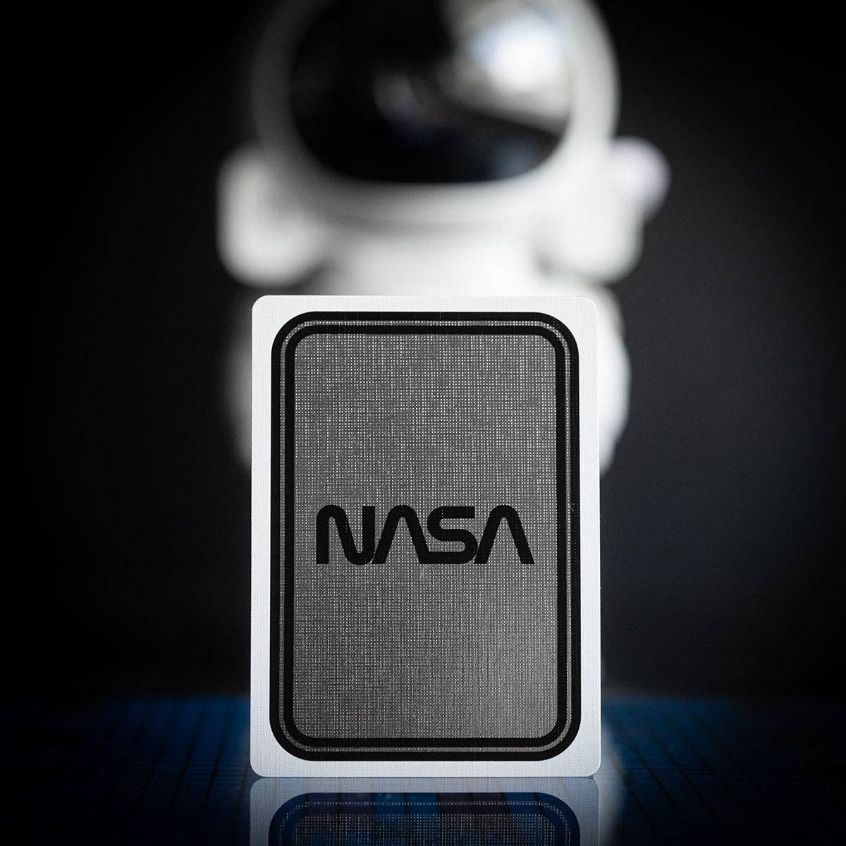 SILVER FOIL NASA WORM PLAYING CARDS