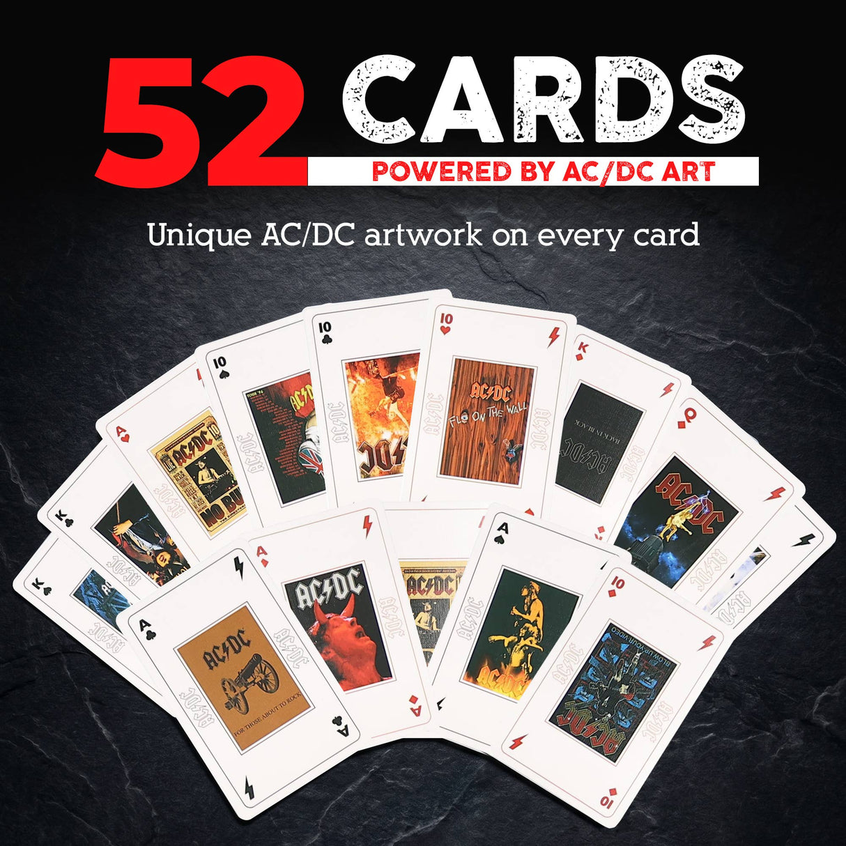 AC/DC Cassette Playing Cards (PDQ)