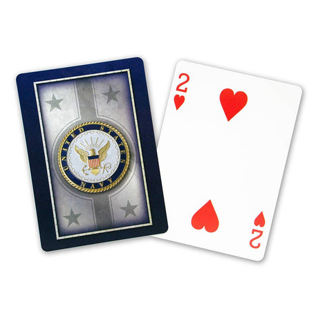 Navy Standard Index Playing Card Set