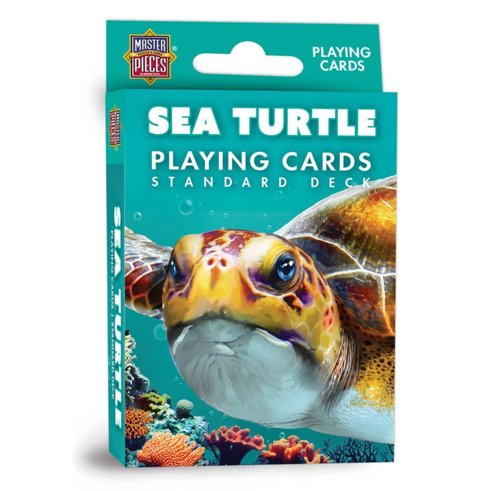 Sea Turtle Playing Cards - 54 Card Deck – Collectible Playing Cards