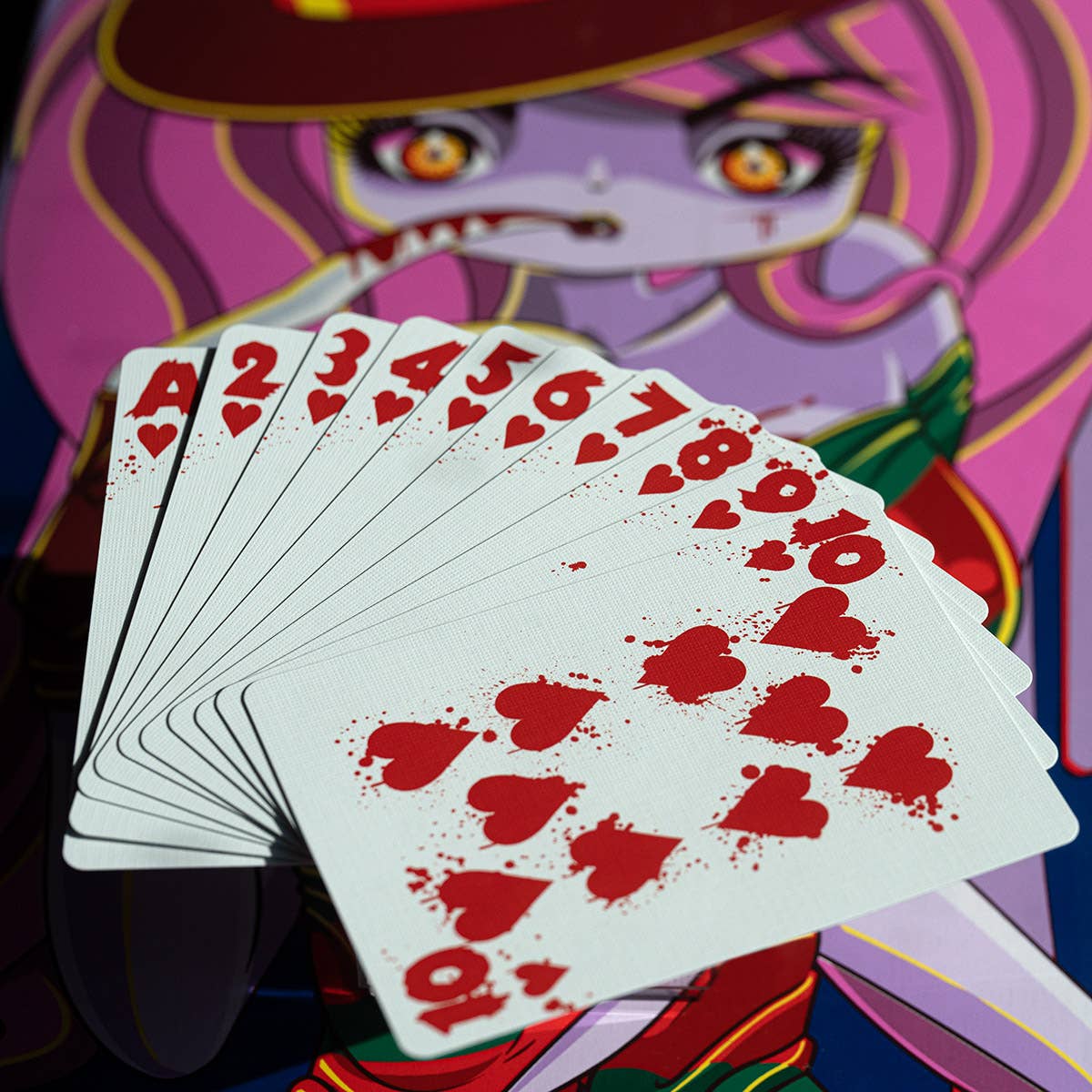NIGHTMARE ON HOOKUPS STREET SKATEBOARD  PLAYING CARDS