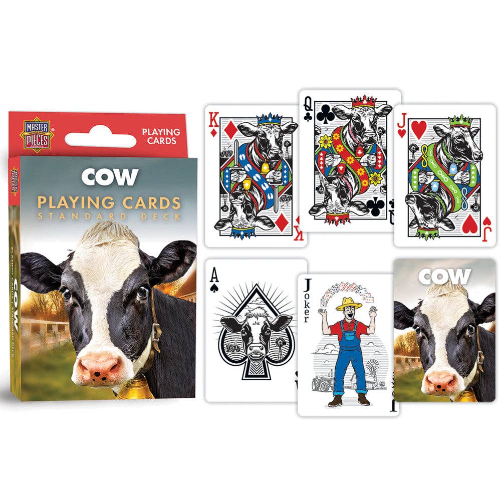 Cow Playing Cards - 54 Card Deck