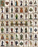 Haunted Halloween: Gallery of Monster Weirdos Playing Cards