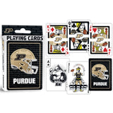 Purdue Boilermakers Neon-Styled Playing Cards - 54 Card Deck