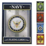 Navy Standard Index Playing Card Set