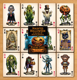 Haunted Halloween: Gallery of Monster Weirdos Playing Cards