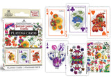 Farmer's Almanac - Backyard Garden Flowers Playing Cards
