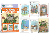 Cats Playing Cards
