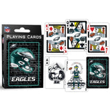 Philadelphia Eagles Neon-Styled Playing Cards - 54 Card Deck