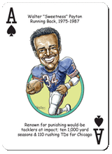 Chicago Football Heroes Playing Cards for Bears Fans