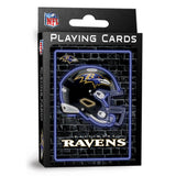 Baltimore Ravens Neon-Styled Playing Cards - 54 Card Deck