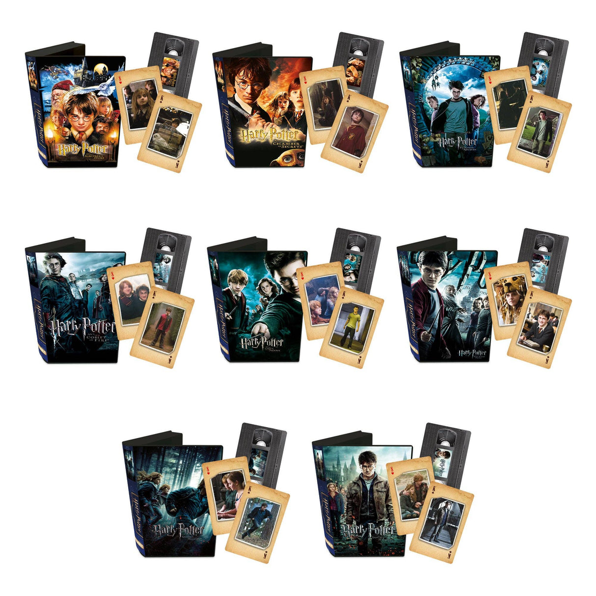 Harry Potter 8 Pack Set (VHS) - (Limited Edition)