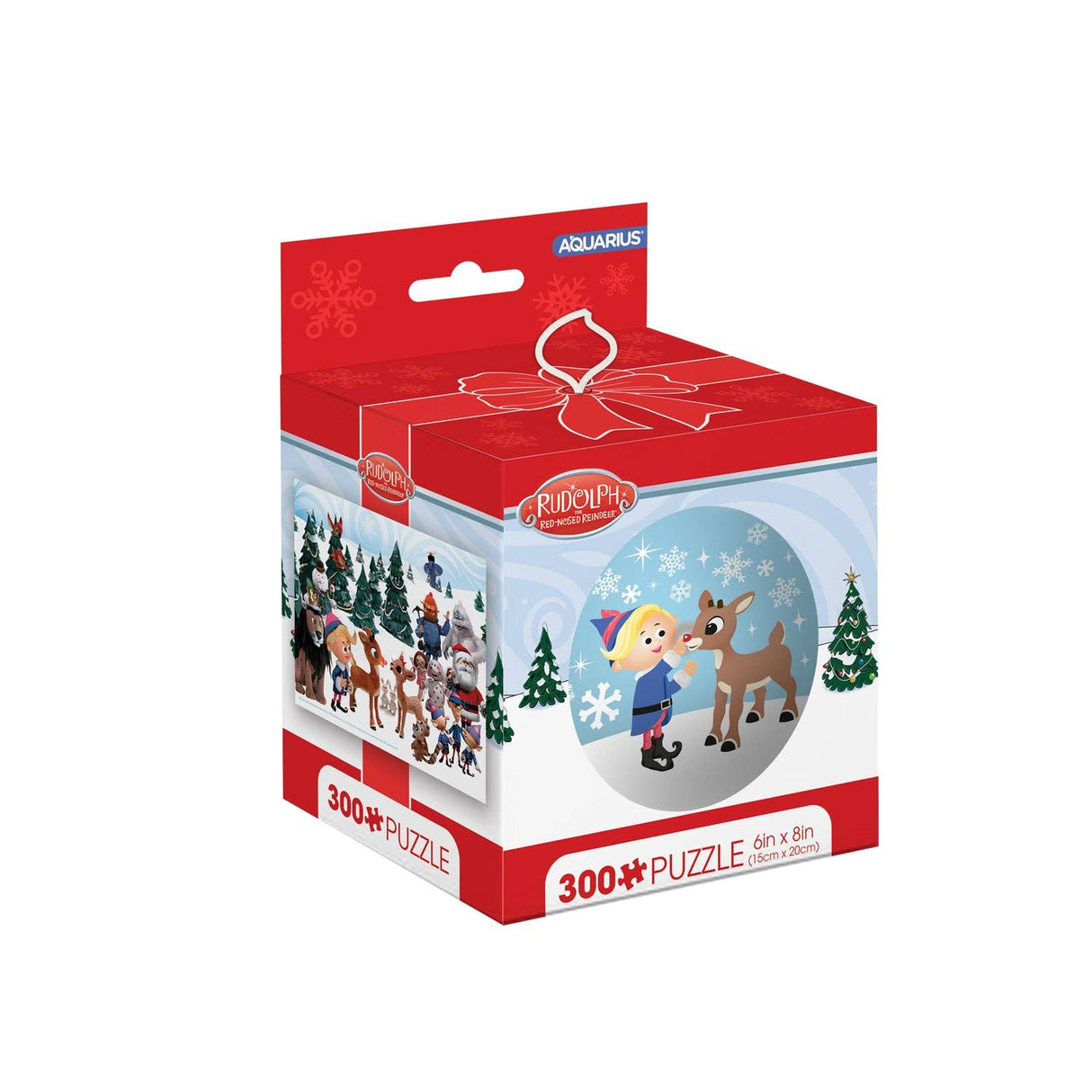 Rudolph 300 Piece Jigsaw Puzzle in Tin Globe