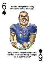Chicago Football Heroes Playing Cards for Bears Fans