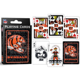 Cincinnati Bengals Neon-Styled Playing Cards - 54 Card Deck