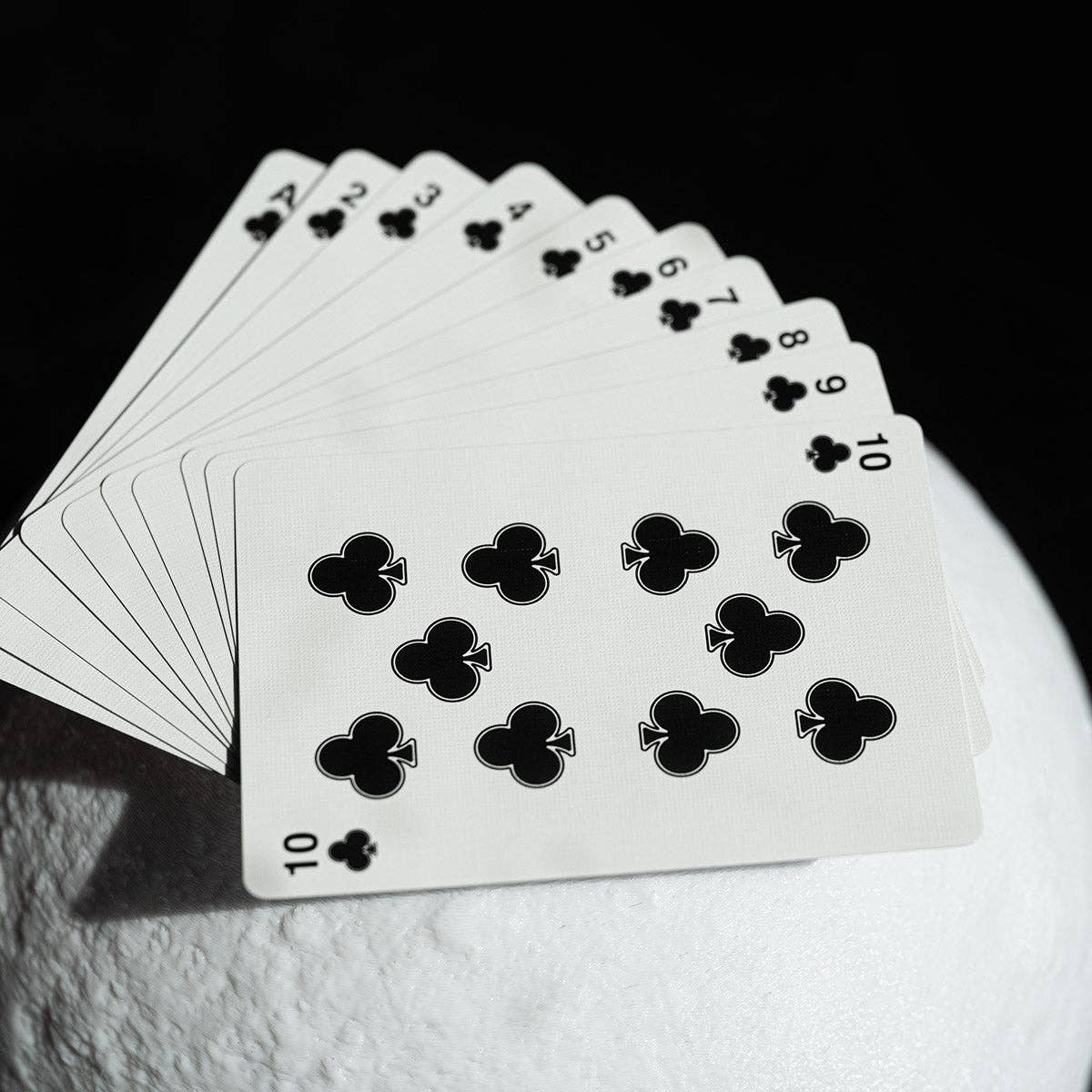 SILVER FOIL NASA WORM PLAYING CARDS