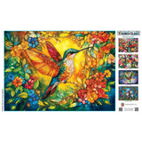 Stained Glass - Glorious Hummingbird 1000 Piece Jigsaw Puzzle