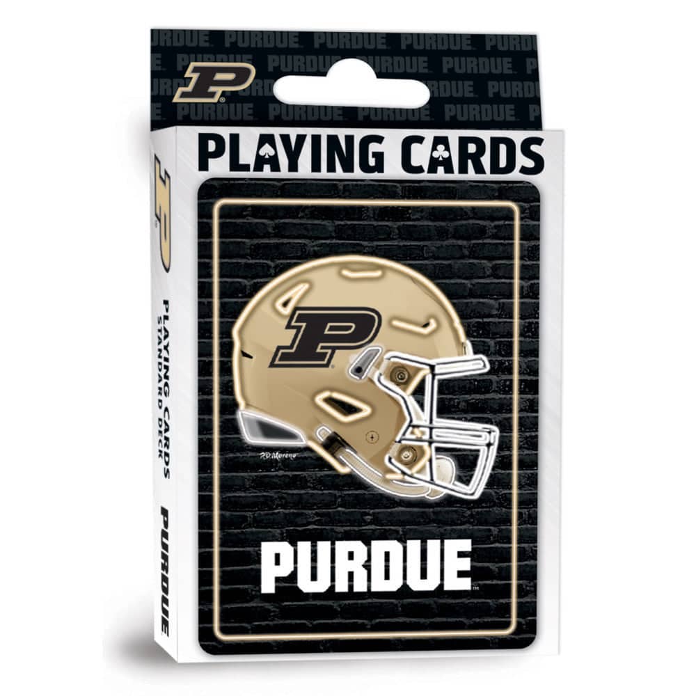 Purdue Boilermakers Neon-Styled Playing Cards - 54 Card Deck