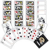 Purdue Boilermakers Neon-Styled Playing Cards - 54 Card Deck