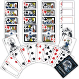Dallas Cowboys Neon-Styled Playing Cards - 54 Card Deck