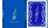 Treble Clef (Blue) Playing Cards