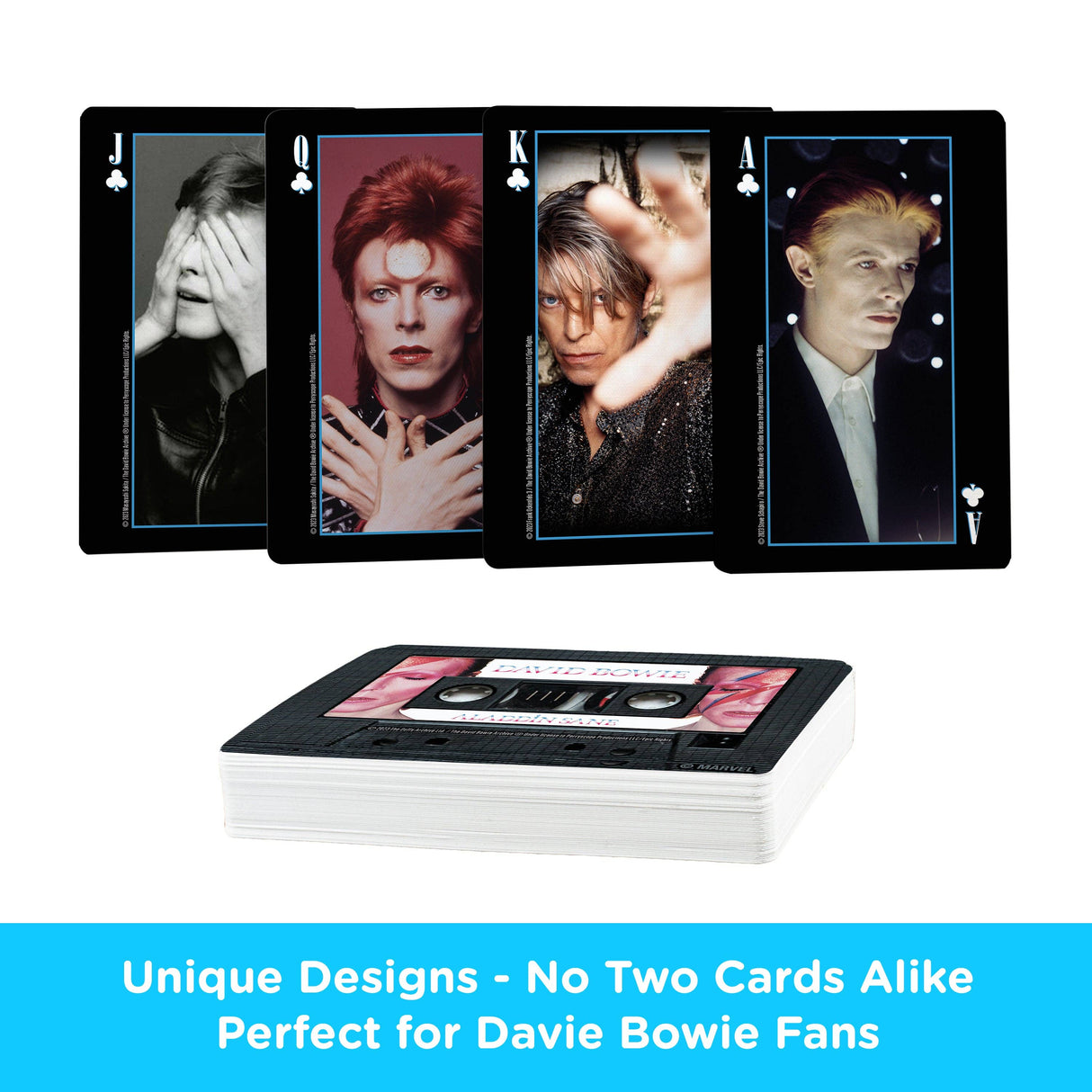 David Bowie Cassette Playing Cards