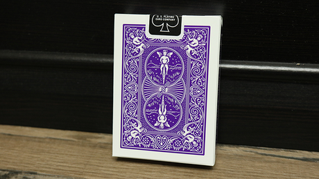 Bicycle Purple Rider Back Playing Cards by US Playing Card Co