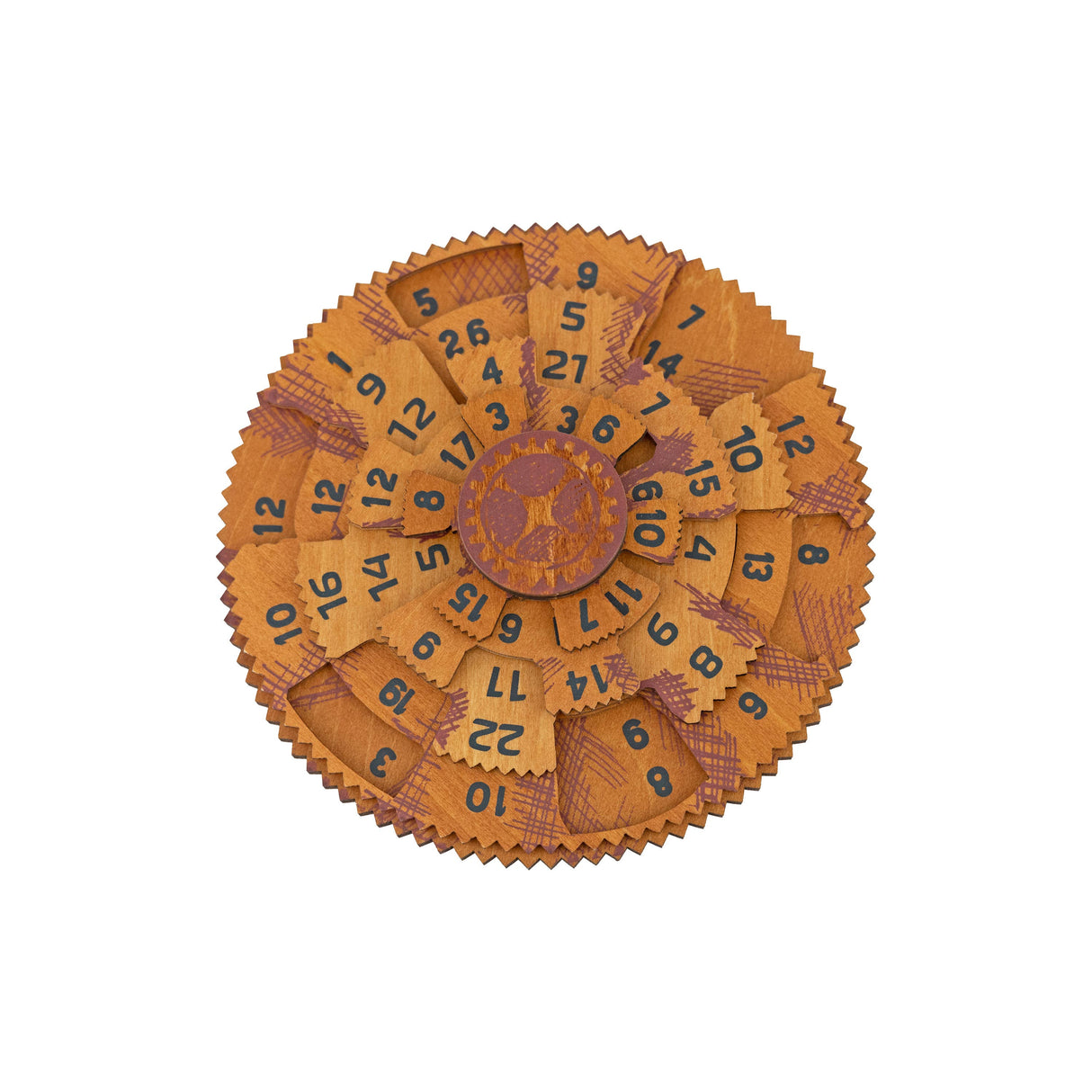 True Genius Grecian Computer Wooden Math Puzzle