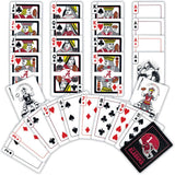 Alabama Crimson Tide Neon-Styled Playing Cards - 54 Card Deck