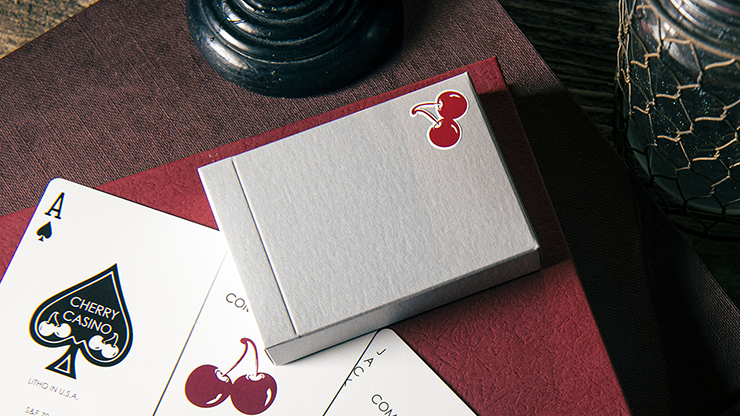 Cherry Casino House Deck (McCarran Silver) Playing Cards