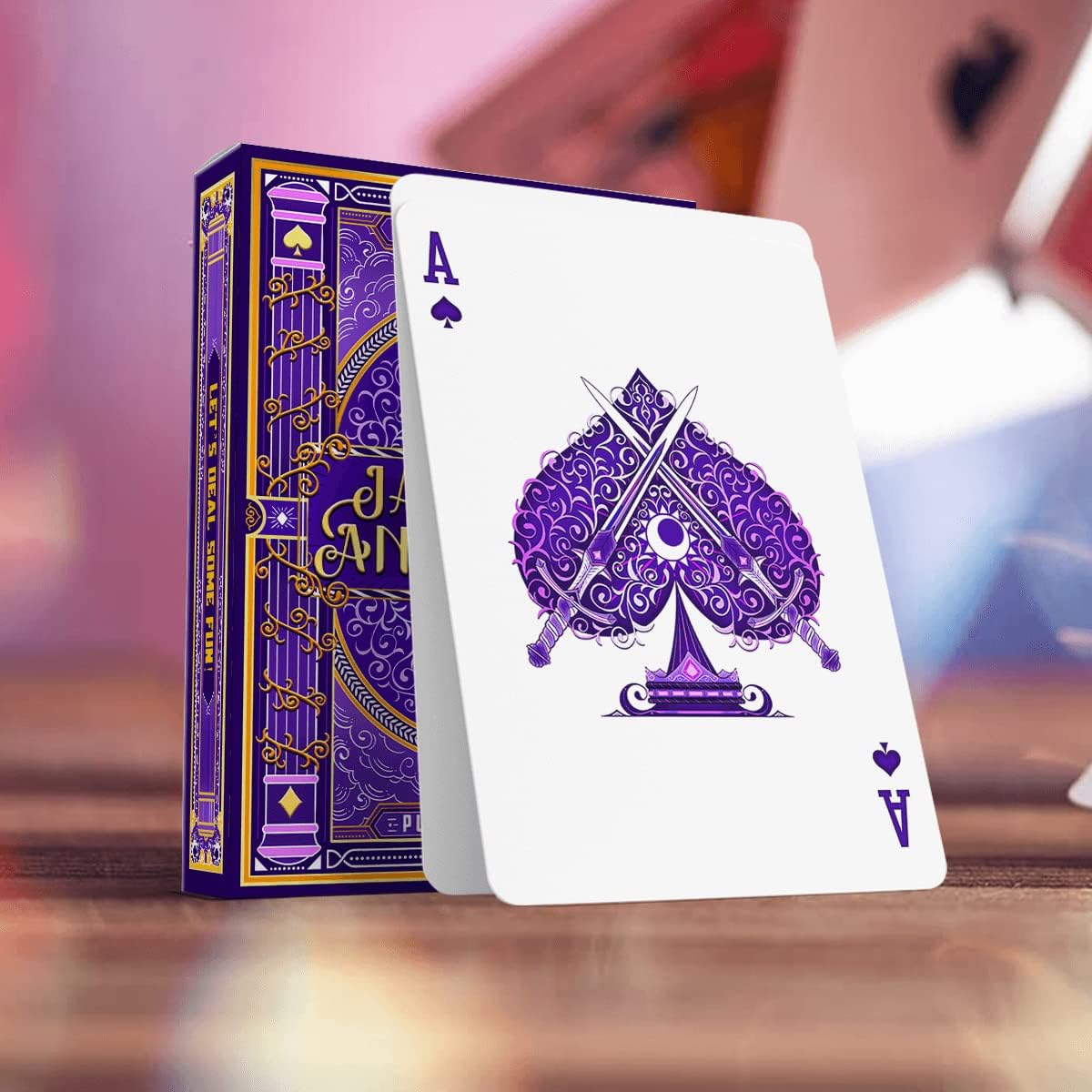 anyone playing cards purple 4種セット Anyone Worldwide: OG Purple Logo Playing Cards | X-Decks