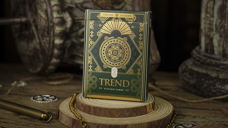 Trend (Green) Playing Cards