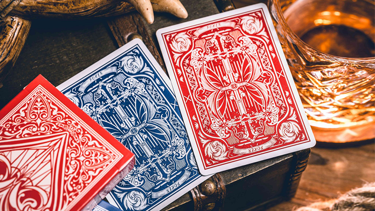 Sanctuary (Red) Playing Cards