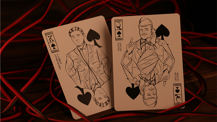 Oppenheimer Fission (Gray) Playing Cards