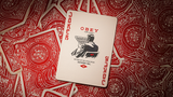 Obey Red Edition Playing Cards