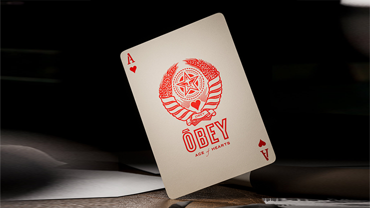 Obey Red Edition Playing Cards