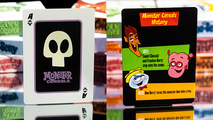 Monster Cereals Count Chocula Playing Cards