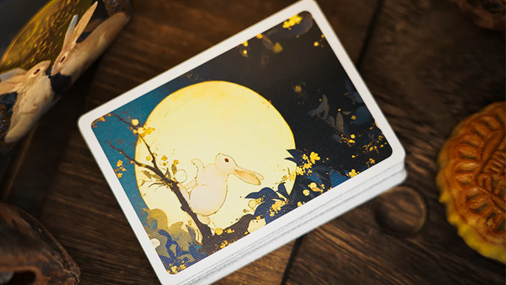 Round Moon Playing Cards
